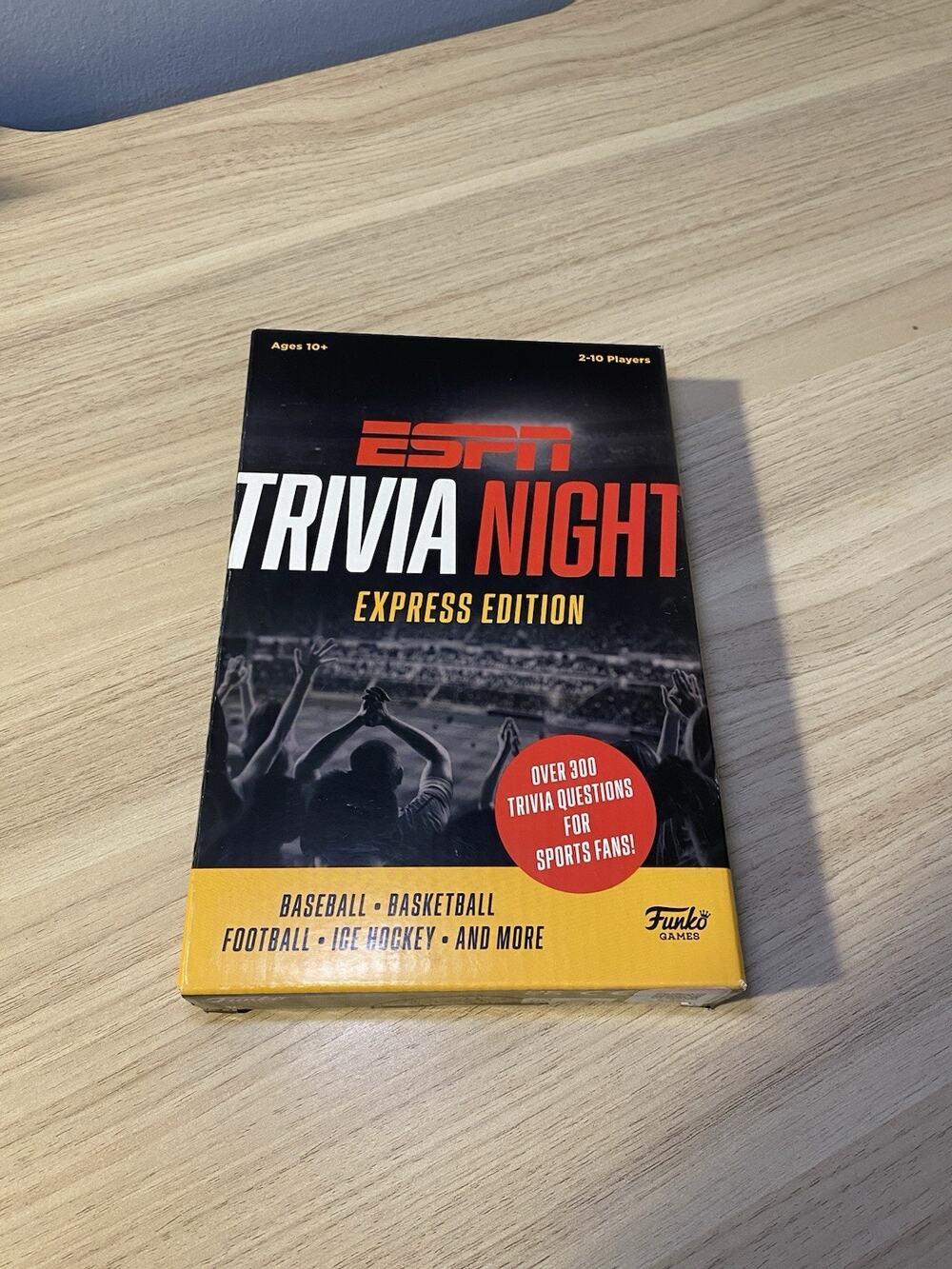 Sports Trivia Game ESPN Trivia Night Express Edition Funko Games All Genres NEW!
